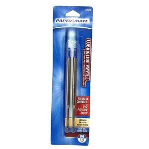 Vintage 2005 Paper Mate Lubriglide Ball Point Pen Refill Blue Ink M 1.0 mm Pack
